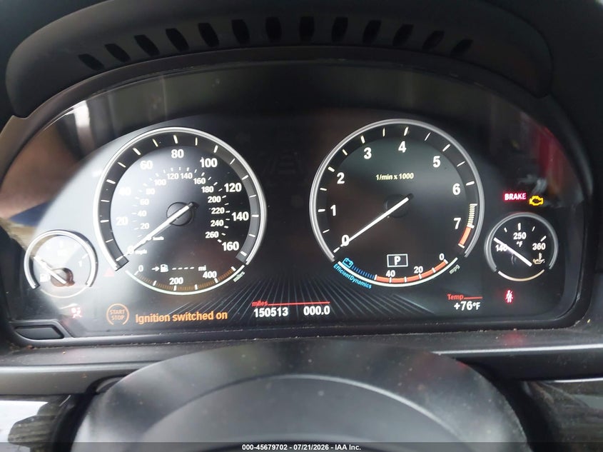 2014 BMW 5 series VIN WBA5B3C51ED538518 IAAI salvage auction — NORMAL WEAR, Clear (Virginia), sold $475 on 2026-07-27 (photo 7)