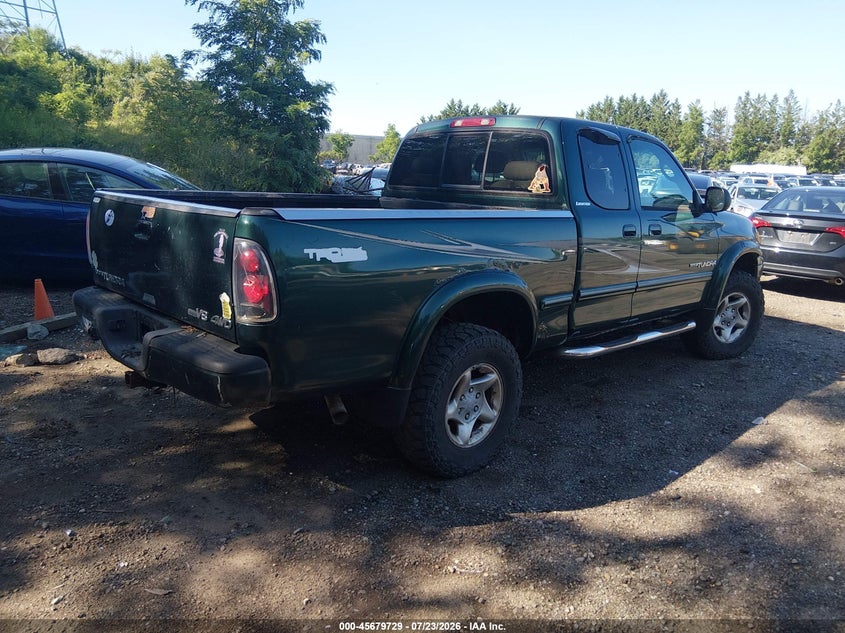 2001 Toyota Tundra VIN 5TBBT48151S200867 IAAI salvage auction — NORMAL WEAR, Clear (Rhode Island), sold $350 on 2026-07-28 (photo 4)