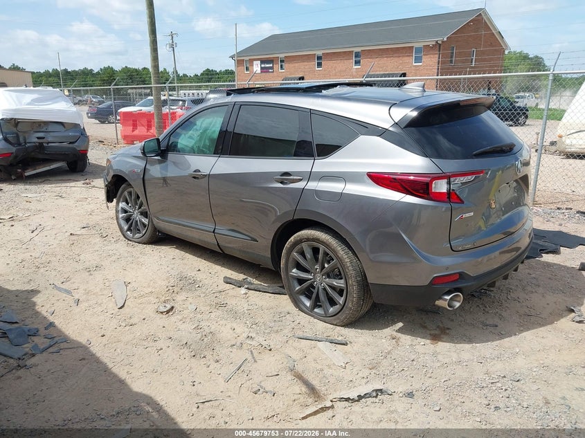 2025 Acura Rdx VIN 5J8TC2H66SL004629 IAAI salvage auction — FRONT END, Salvage (North Carolina), sold $10,875 on 2026-08-24 (photo 3)