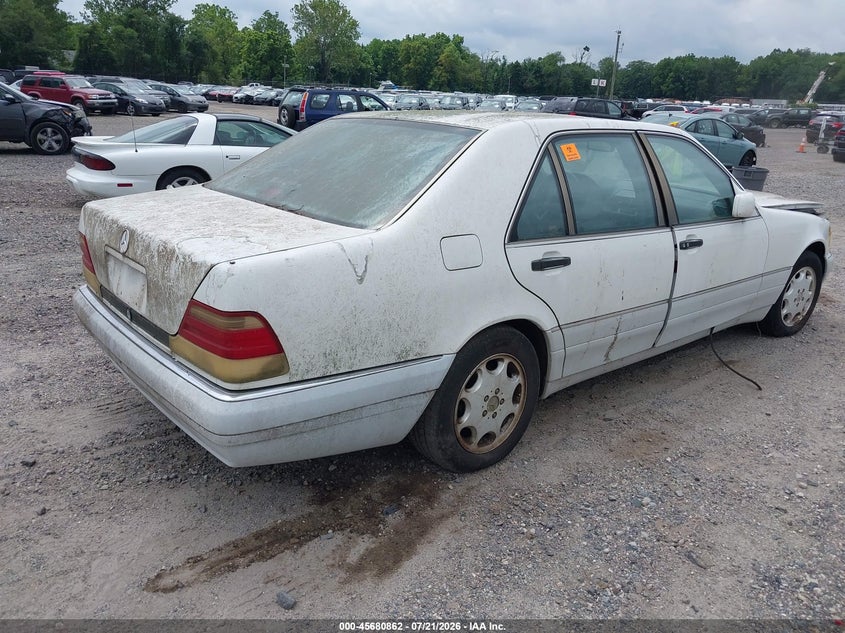 1995 Mercedes-benz S class VIN WDBGA33E4SA216319 IAAI salvage auction — NORMAL WEAR, Clear (New Jersey), sold $225 on 2026-07-28 (photo 4)