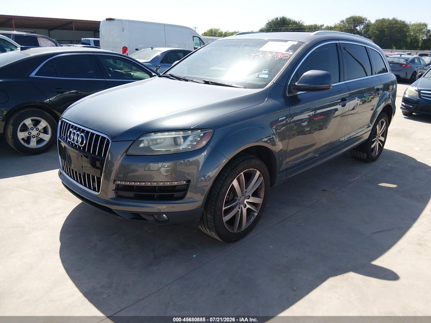 2013 Audi Q7 VIN WA1LGAFE3DD013917 IAAI salvage auction — UNKNOWN, Original (Texas), sold $400 on 2026-07-28 (photo 2)