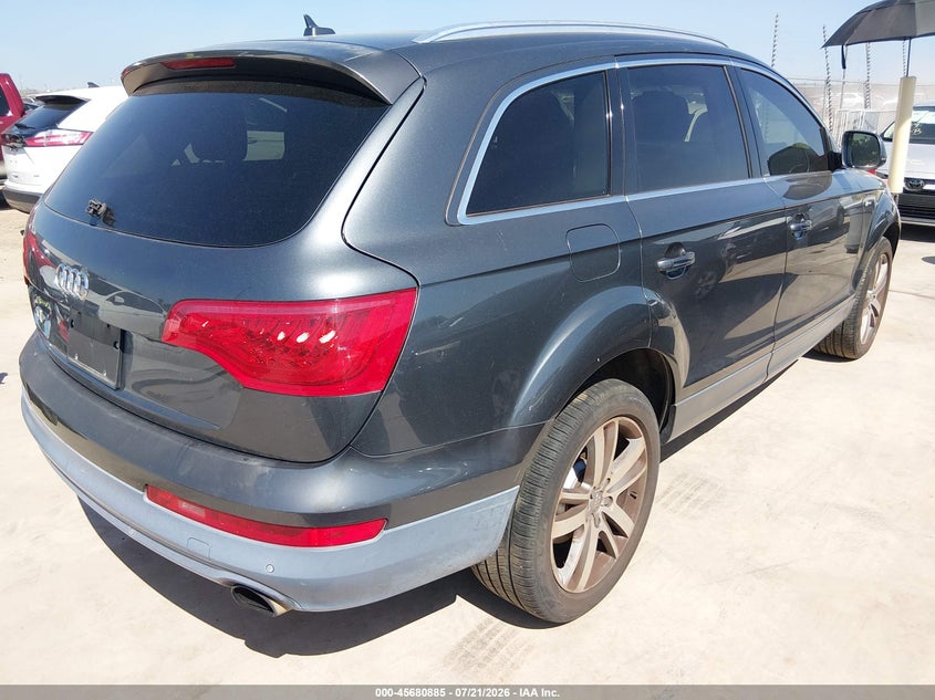 2013 Audi Q7 VIN WA1LGAFE3DD013917 IAAI salvage auction — UNKNOWN, Original (Texas), sold $400 on 2026-07-28 (photo 4)