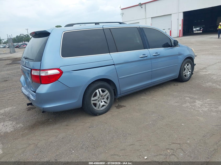 2007 Honda Odyssey VIN 5FNRL38797B008014 IAAI salvage auction — FRONT END, Rebuildable (Florida), sold $325 on 2026-08-01 (photo 4)