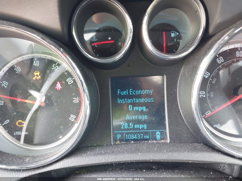 2016 Buick Encore VIN KL4CJASB5GB720756 IAAI salvage auction — NORMAL WEAR, Clear (Georgia), sold $25 on 2026-07-30 (photo 7)