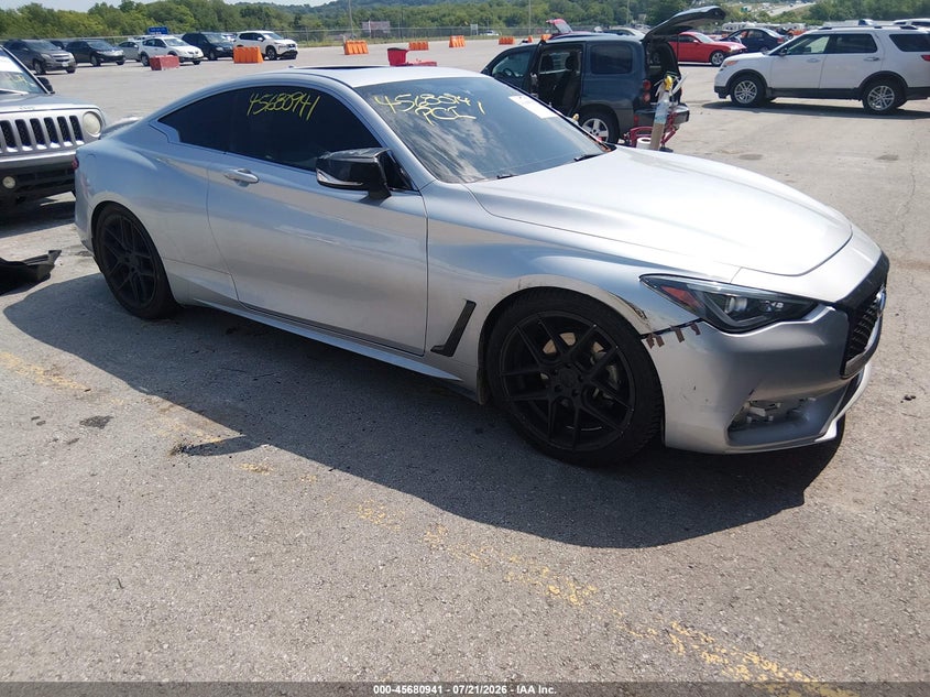 2017 Infiniti Q60 VIN JN1EV7EK4HM360163 IAAI salvage auction — ALL OVER, Salvage (Missouri), sold $5,500 on 2026-08-02 (photo 1)