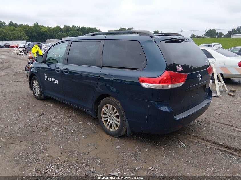 2012 Toyota Sienna VIN 5TDYK3DCXCS236059 IAAI salvage auction — NORMAL WEAR, Clear (New York), sold $25 on 2026-07-29 (photo 3)