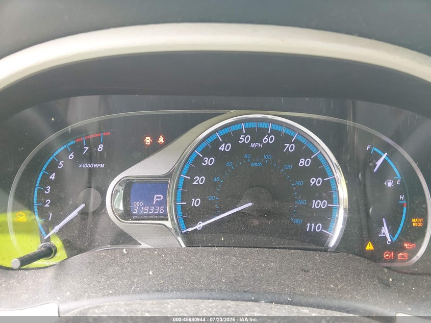 2012 Toyota Sienna VIN 5TDYK3DCXCS236059 IAAI salvage auction — NORMAL WEAR, Clear (New York), sold $25 on 2026-07-29 (photo 7)