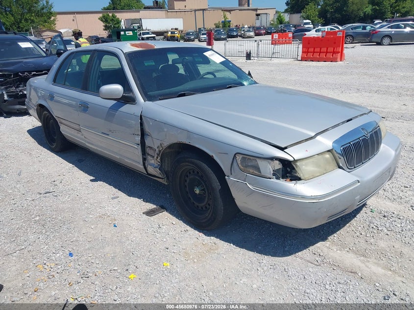 2002 Mercury Grand marquis VIN 2MEFM74W62X652498 IAAI salvage auction — FRONT & REAR, Salvage (Kentucky), sold $400 on 2026-09-02 (photo 6)