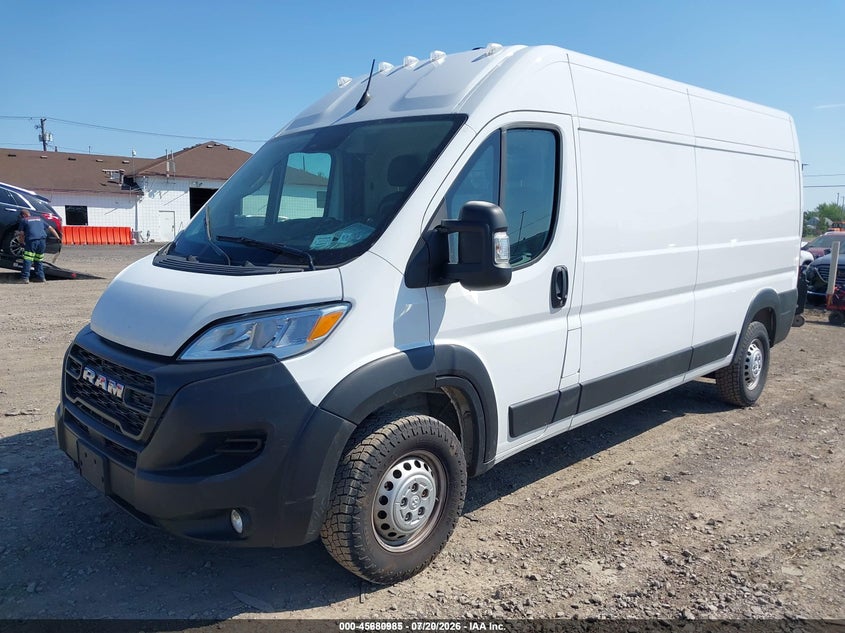 2025 Ram Promaster 3500 VIN 3C6MRVHG9SE546349 IAAI salvage auction — NORMAL WEAR, Enterprise Vehicles Clear Only (New York), sold $13,000 on 2026-07-23 (photo 2)