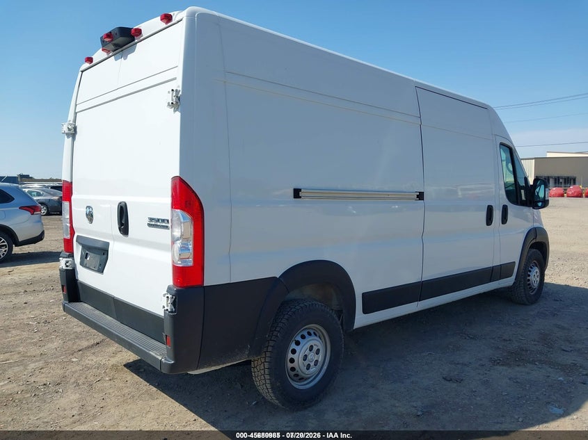 2025 Ram Promaster 3500 VIN 3C6MRVHG9SE546349 IAAI salvage auction — NORMAL WEAR, Enterprise Vehicles Clear Only (New York), sold $13,000 on 2026-07-23 (photo 4)