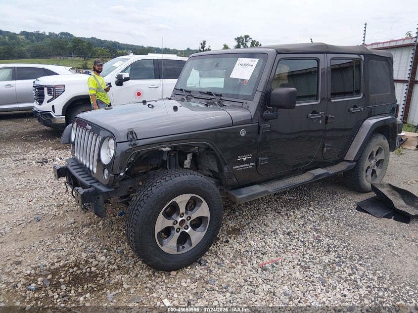 2016 Jeep Wrangler / VIN 1C4BJWEG2GL339074 IAAI salvage auction — FRONT END, Clear (Arkansas), sold $5,200 on 2026-08-08 (photo 2)
