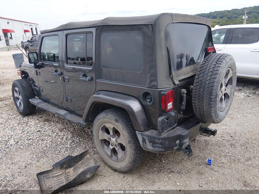 2016 Jeep Wrangler / VIN 1C4BJWEG2GL339074 IAAI salvage auction — FRONT END, Clear (Arkansas), sold $5,200 on 2026-08-08 (photo 3)