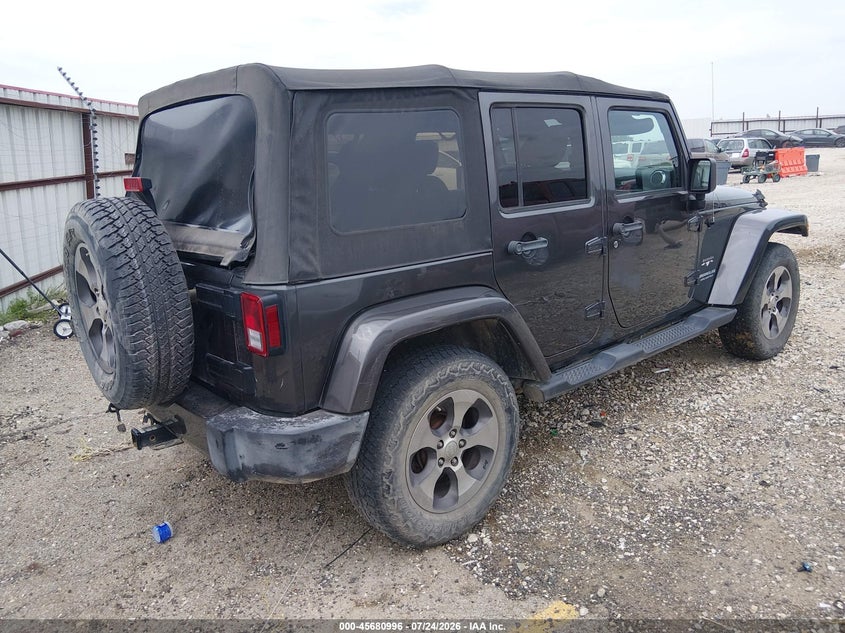 2016 Jeep Wrangler / VIN 1C4BJWEG2GL339074 IAAI salvage auction — FRONT END, Clear (Arkansas), sold $5,200 on 2026-08-08 (photo 4)