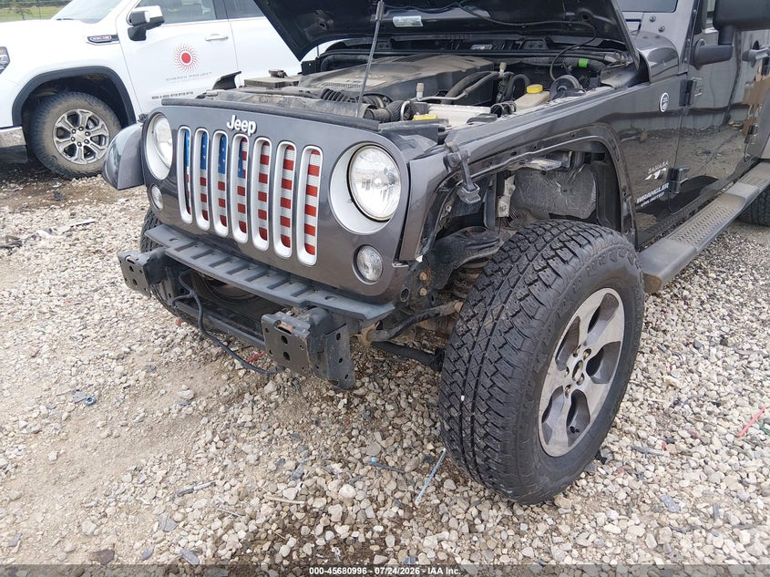 2016 Jeep Wrangler / VIN 1C4BJWEG2GL339074 IAAI salvage auction — FRONT END, Clear (Arkansas), sold $5,200 on 2026-08-08 (photo 6)