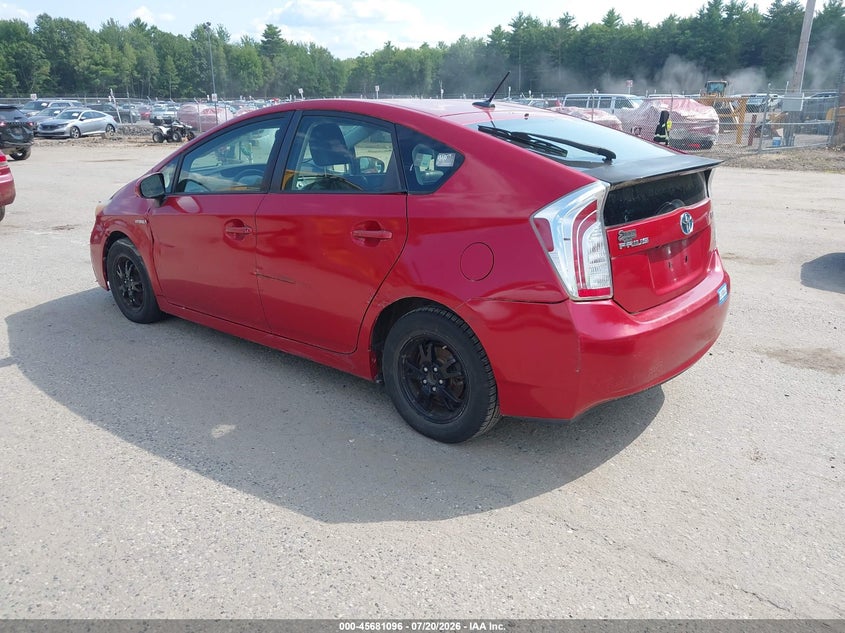 2012 Toyota Prius VIN JTDKN3DU9C1559604 IAAI salvage auction — UNKNOWN, Original (Maine), sold $700 on 2026-07-26 (photo 3)