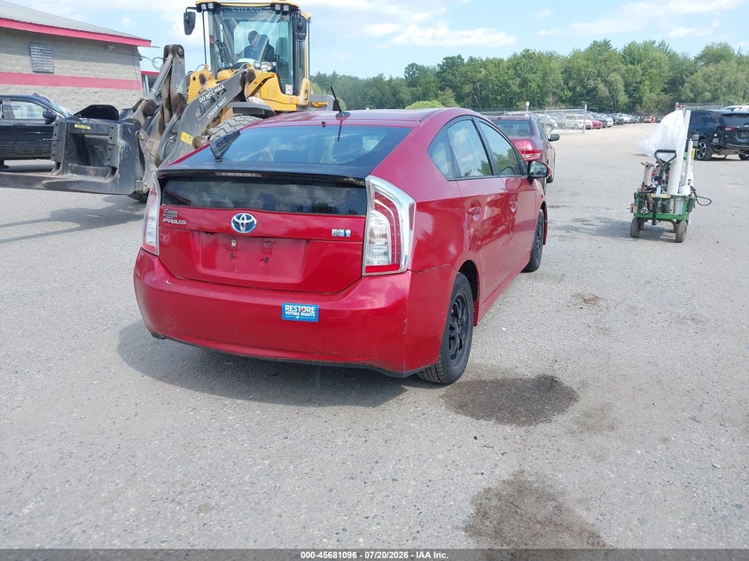 2012 Toyota Prius VIN JTDKN3DU9C1559604 IAAI salvage auction — UNKNOWN, Original (Maine), sold $700 on 2026-07-26 (photo 4)