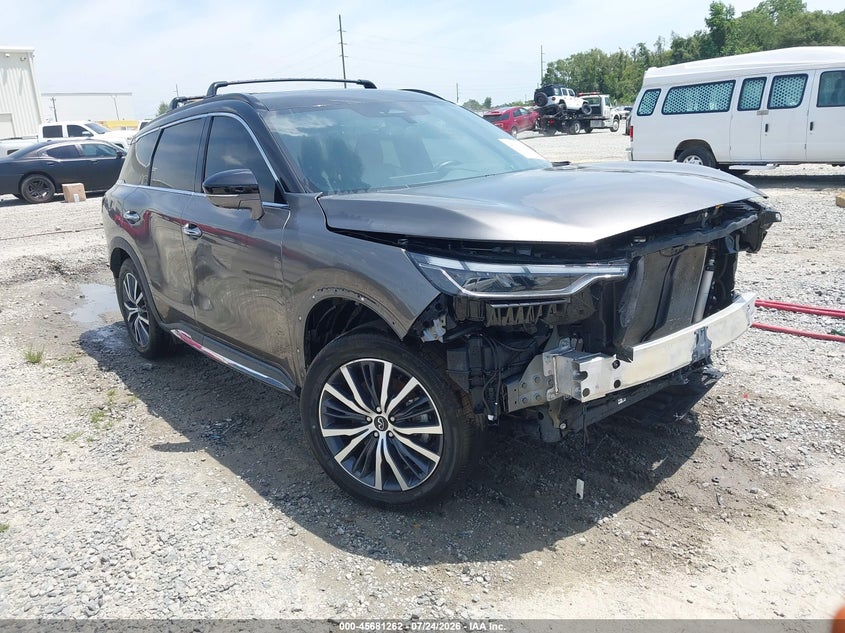 2022 Infiniti Qx60 VIN 5N1DL1HT5NC340260 IAAI salvage auction — FRONT END, Salvage Title, sold $5,900 on 2026-08-21 (photo 1)