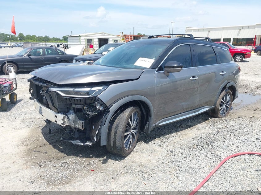 2022 Infiniti Qx60 VIN 5N1DL1HT5NC340260 IAAI salvage auction — FRONT END, Salvage Title, sold $5,900 on 2026-08-21 (photo 2)