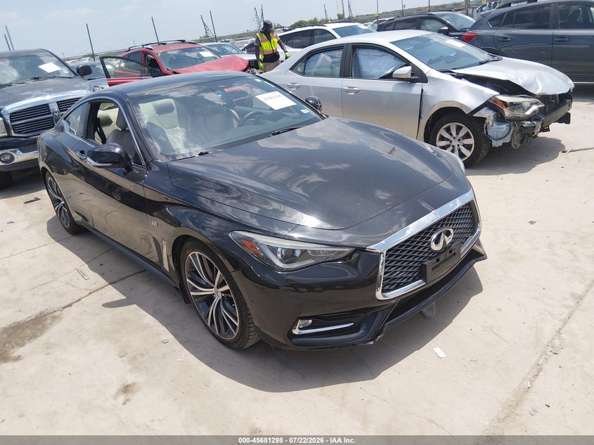 2017 Infiniti Q60 VIN JN1EV7EK9HM363849 IAAI salvage auction — NORMAL WEAR, Clear (California), sold $1,000 on 2026-07-28 (photo 1)
