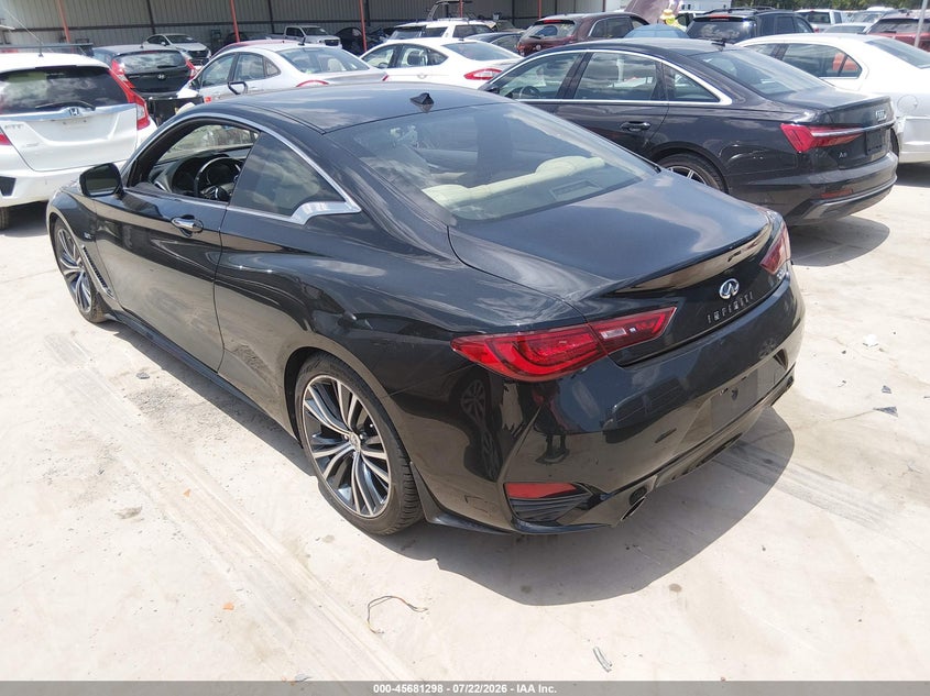 2017 Infiniti Q60 VIN JN1EV7EK9HM363849 IAAI salvage auction — NORMAL WEAR, Clear (California), sold $1,000 on 2026-07-28 (photo 3)