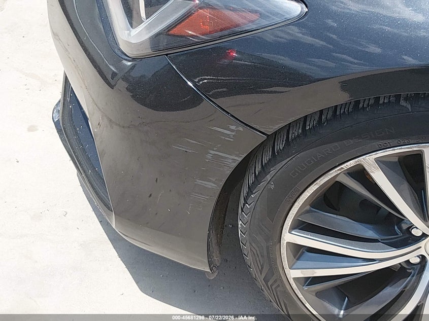 2017 Infiniti Q60 VIN JN1EV7EK9HM363849 IAAI salvage auction — NORMAL WEAR, Clear (California), sold $1,000 on 2026-07-28 (photo 6)