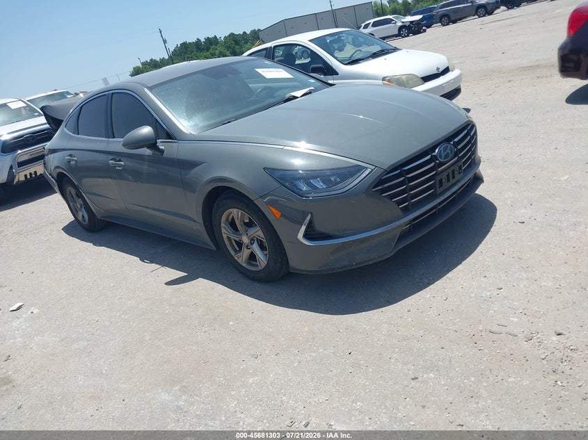 2021 Hyundai Sonata VIN 5NPEG4JA5MH118621 IAAI salvage auction — REAR END, Salvage (Texas), sold $2,450 on 2026-08-01 (photo 1)