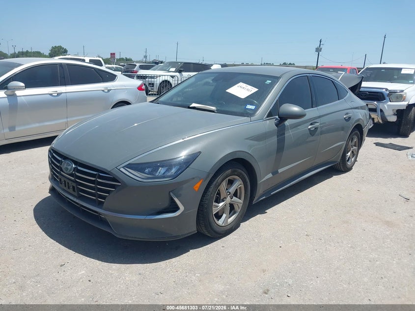 2021 Hyundai Sonata VIN 5NPEG4JA5MH118621 IAAI salvage auction — REAR END, Salvage (Texas), sold $2,450 on 2026-08-01 (photo 2)