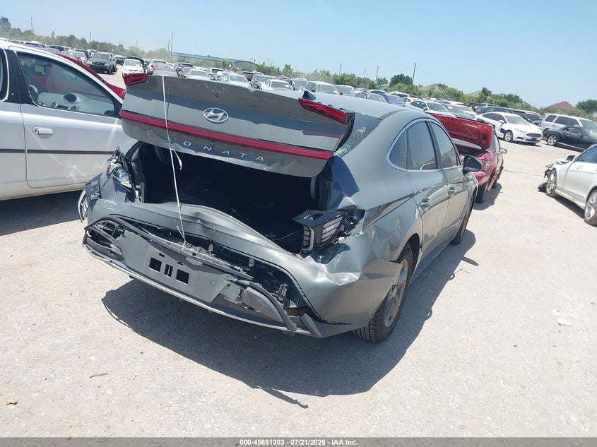 2021 Hyundai Sonata VIN 5NPEG4JA5MH118621 IAAI salvage auction — REAR END, Salvage (Texas), sold $2,450 on 2026-08-01 (photo 4)