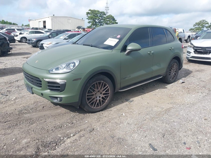 2015 Porsche Cayenne VIN WP1AB2A22FLA56408 IAAI salvage auction — REAR END, Salvage (Georgia), sold $6,200 on 2026-08-22 (photo 2)