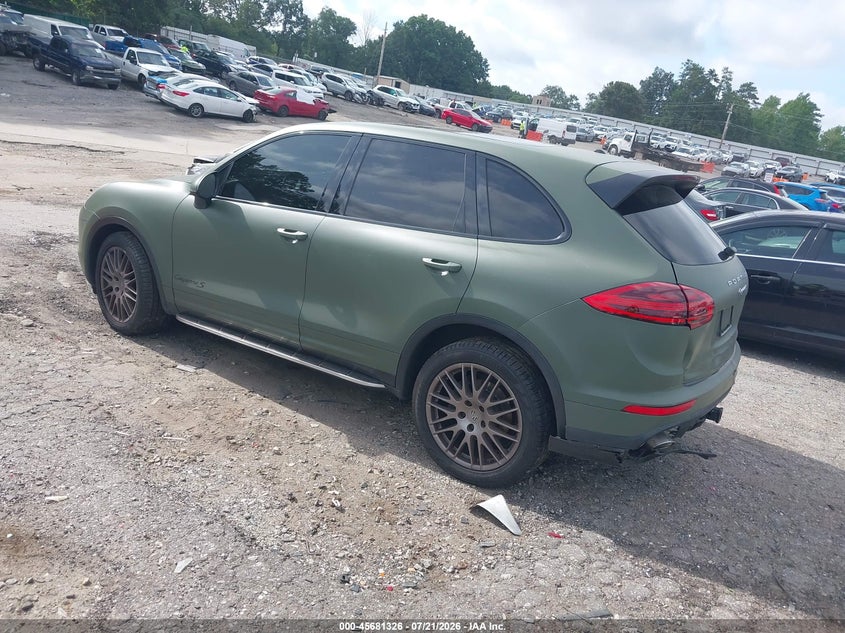 2015 Porsche Cayenne VIN WP1AB2A22FLA56408 IAAI salvage auction — REAR END, Salvage (Georgia), sold $6,200 on 2026-08-22 (photo 3)