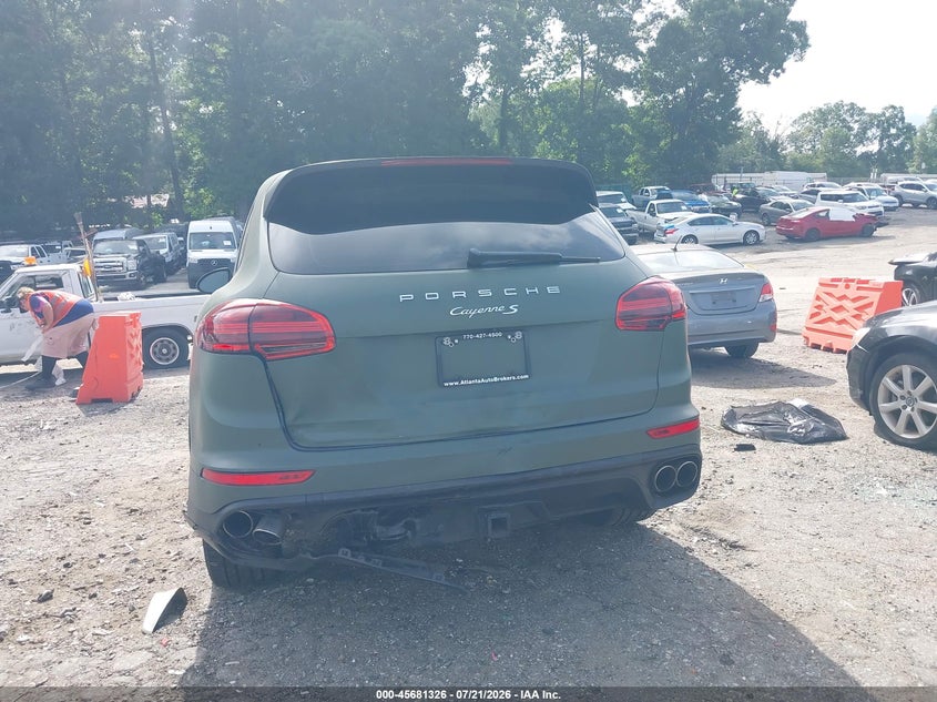 2015 Porsche Cayenne VIN WP1AB2A22FLA56408 IAAI salvage auction — REAR END, Salvage (Georgia), sold $6,200 on 2026-08-22 (photo 6)