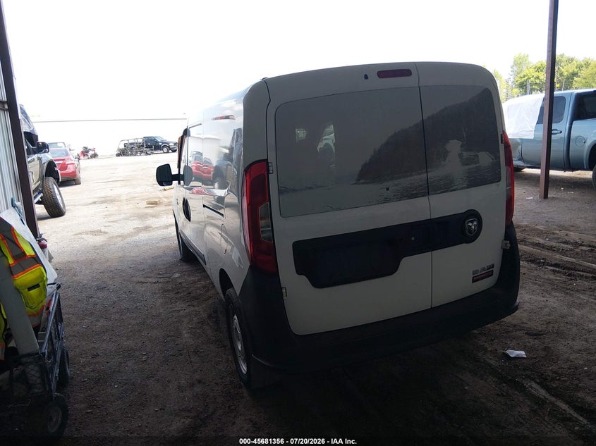 2015 Ram Promaster city VIN ZFBERFAT8F6A28048 IAAI salvage auction — NORMAL WEAR, Salvage Title, sold $1,325 on 2026-08-12 (photo 3)
