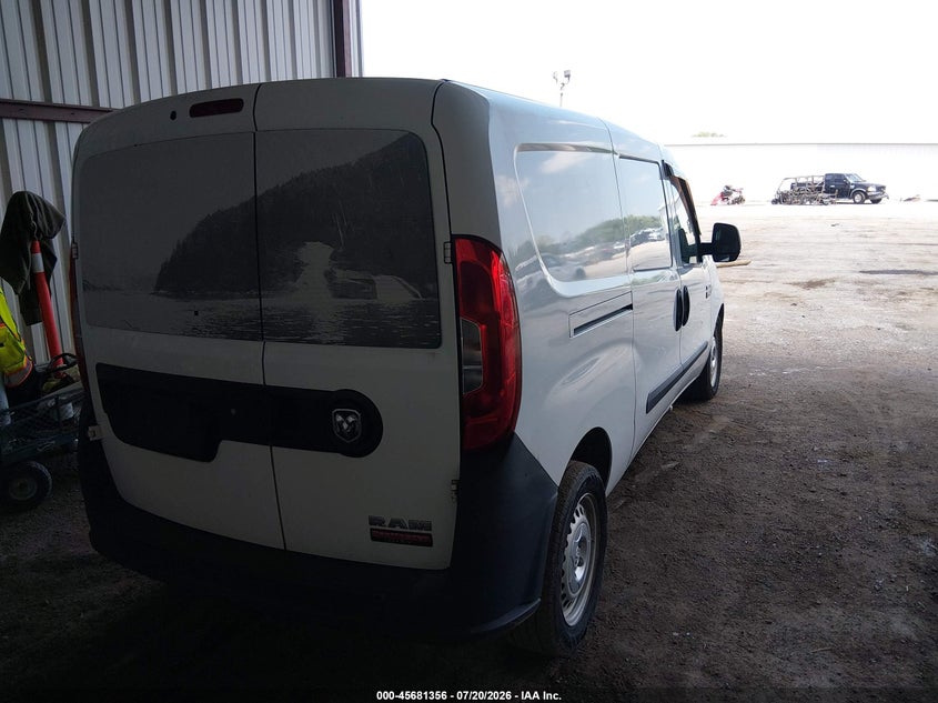 2015 Ram Promaster city VIN ZFBERFAT8F6A28048 IAAI salvage auction — NORMAL WEAR, Salvage Title, sold $1,325 on 2026-08-12 (photo 4)