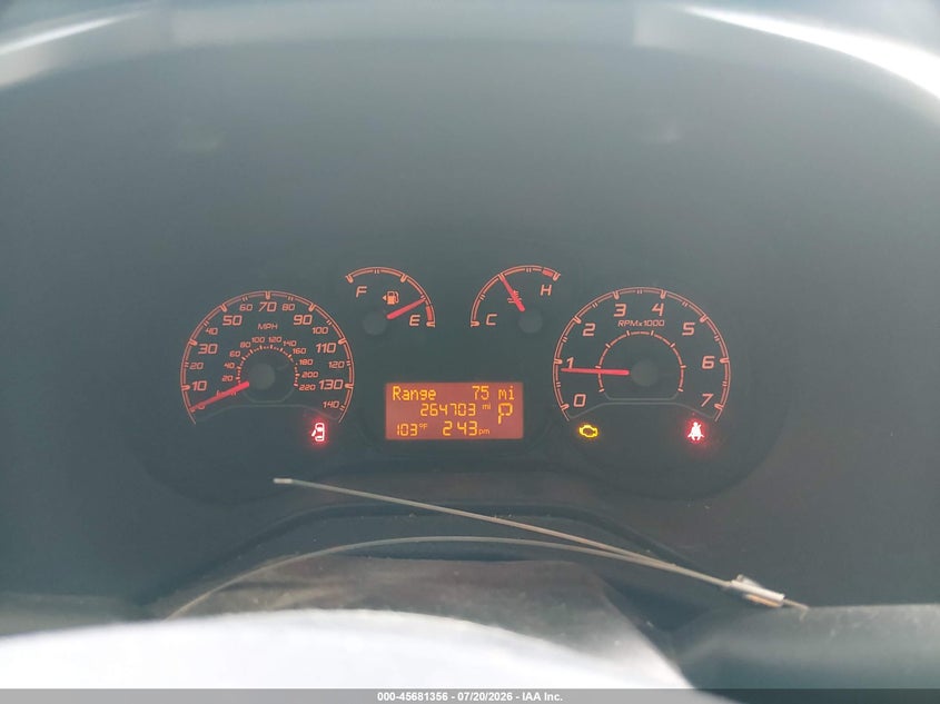 2015 Ram Promaster city VIN ZFBERFAT8F6A28048 IAAI salvage auction — NORMAL WEAR, Salvage Title, sold $1,325 on 2026-08-12 (photo 7)