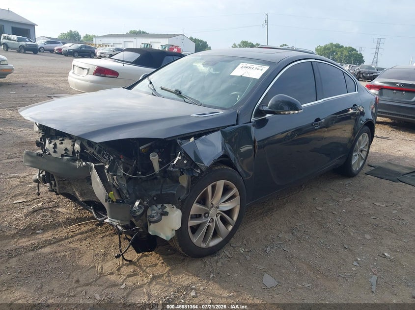 2014 Buick Regal VIN 2G4GK5EX5E9320046 IAAI salvage auction — FRONT END, Wait Title, sold $300 on 2026-09-27 (photo 2)
