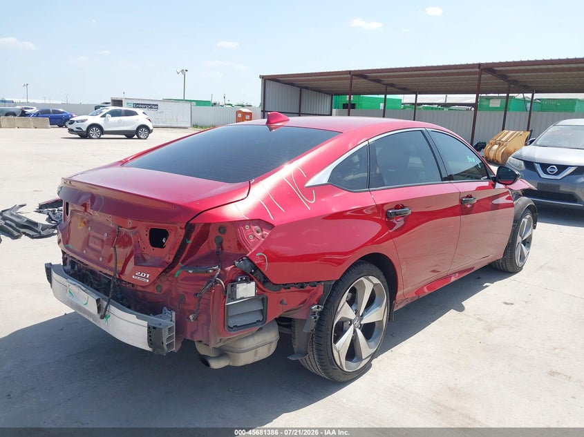 2020 Honda Accord VIN 1HGCV2F91LA029555 IAAI salvage auction — FRONT & REAR, Original (Texas), sold $8,100 on 2026-08-22 (photo 4)