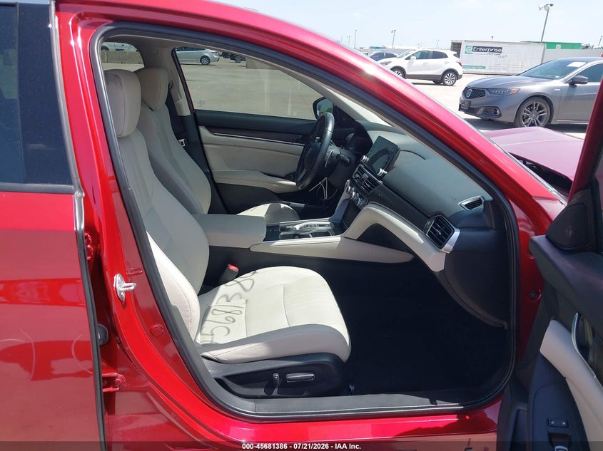 2020 Honda Accord VIN 1HGCV2F91LA029555 IAAI salvage auction — FRONT & REAR, Original (Texas), sold $8,100 on 2026-08-22 (photo 5)