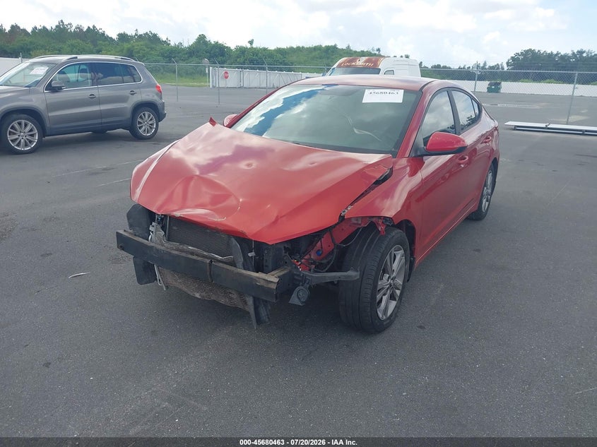 2017 Hyundai Elantra VIN KMHD84LF8HU165232 IAAI salvage auction — FRONT END, Clear (Florida), sold $775 on 2026-07-27 (photo 2)
