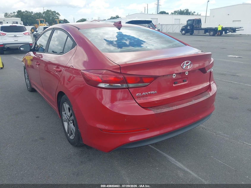 2017 Hyundai Elantra VIN KMHD84LF8HU165232 IAAI salvage auction — FRONT END, Clear (Florida), sold $775 on 2026-07-27 (photo 3)