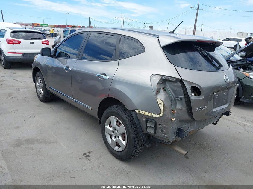 2013 Nissan Rogue VIN JN8AS5MV0DW664100 IAAI salvage auction — FRONT & REAR, Salvage (California), sold $25 on 2026-07-29 (photo 3)