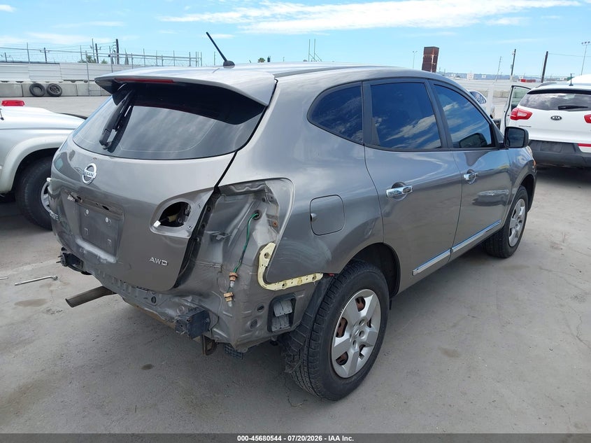 2013 Nissan Rogue VIN JN8AS5MV0DW664100 IAAI salvage auction — FRONT & REAR, Salvage (California), sold $25 on 2026-07-29 (photo 4)