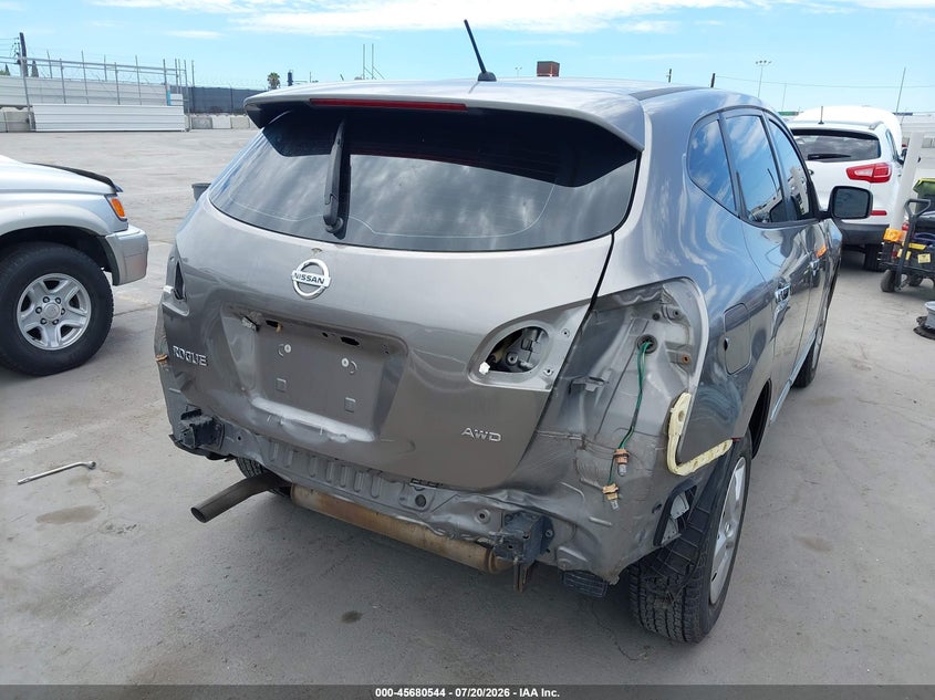 2013 Nissan Rogue VIN JN8AS5MV0DW664100 IAAI salvage auction — FRONT & REAR, Salvage (California), sold $25 on 2026-07-29 (photo 6)