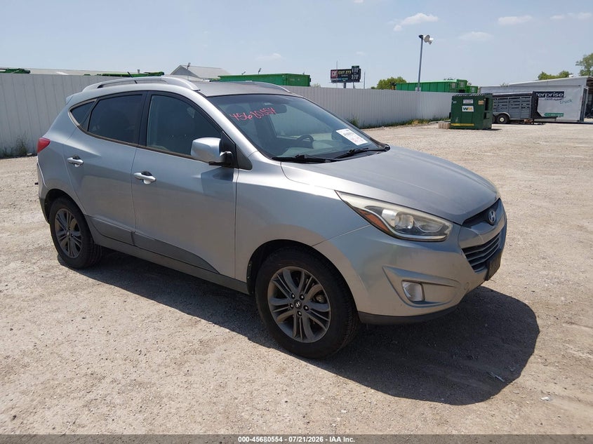 2015 Hyundai Tucson VIN KM8JU3AGXFU058104 IAAI salvage auction — FRONT END, Original (Texas), sold $875 on 2026-07-29 (photo 1)