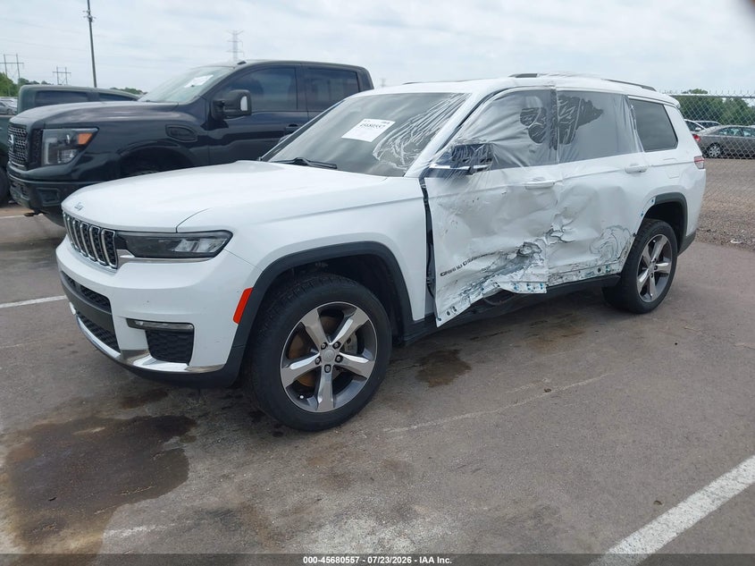 2022 Jeep Grand cherokee VIN 1C4RJJBGXN8529176 IAAI salvage auction — SIDE, Wait Title, sold $7,400 on 2026-08-12 (photo 2)