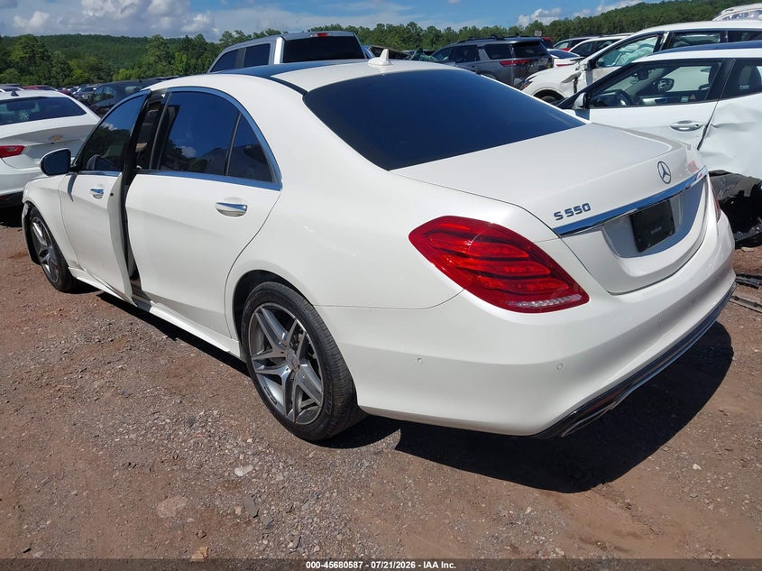 2016 Mercedes-benz S-klasse VIN WDDUG8CB3GA253753 IAAI salvage auction — FRONT END, Wait Title, sold $7,200 on 2026-08-08 (photo 3)