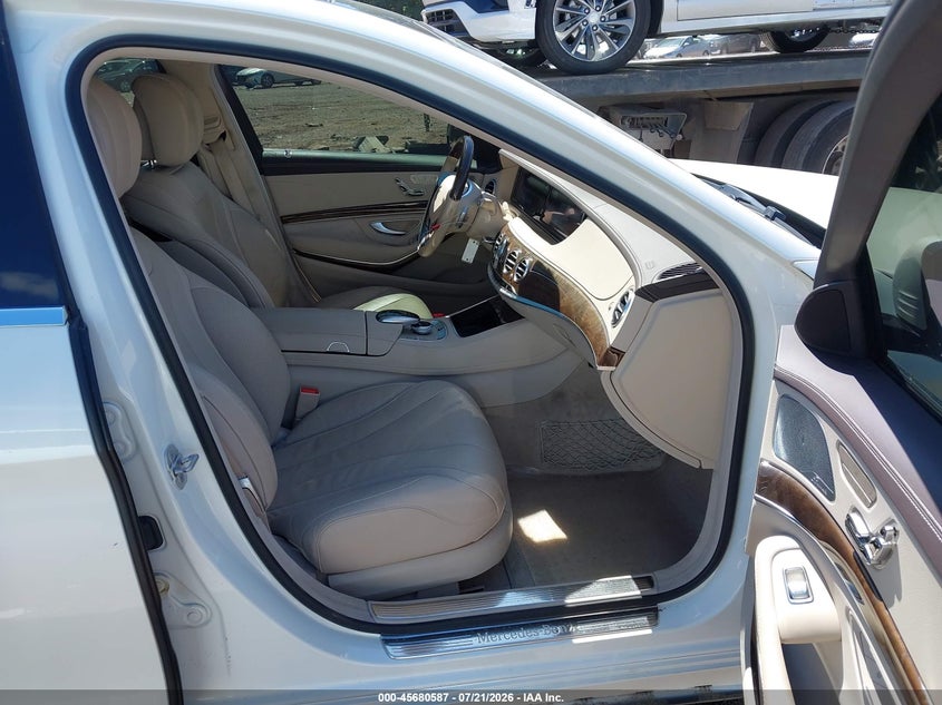 2016 Mercedes-benz S-klasse VIN WDDUG8CB3GA253753 IAAI salvage auction — FRONT END, Wait Title, sold $7,200 on 2026-08-08 (photo 5)