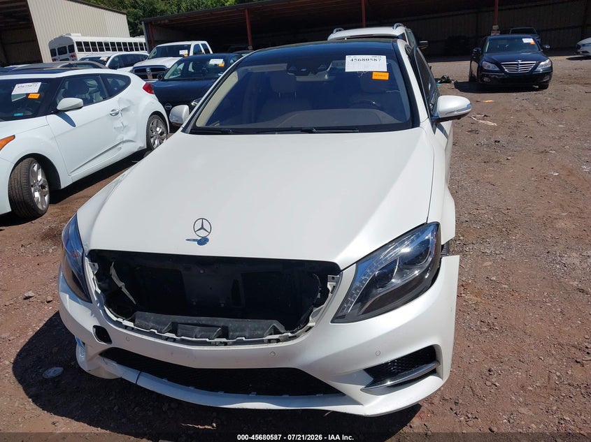 2016 Mercedes-benz S-klasse VIN WDDUG8CB3GA253753 IAAI salvage auction — FRONT END, Wait Title, sold $7,200 on 2026-08-08 (photo 6)
