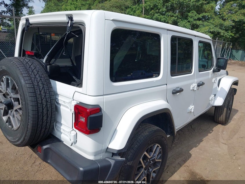 2025 Jeep Wrangler / VIN 1C4PJXEN8SW598136 IAAI salvage auction — REAR END, Enterprise Vehicles Clear Only (Virginia), sold $20,300 on 2026-07-30 (photo 4)
