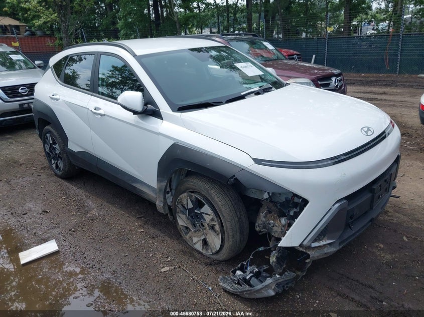 2025 Hyundai Kona VIN KM8HBCAB4SU324221 IAAI salvage auction — RIGHT FRONT, Enterprise Vehicles Clear Only (Virginia), sold $2,050 on 2026-07-23 (photo 1)