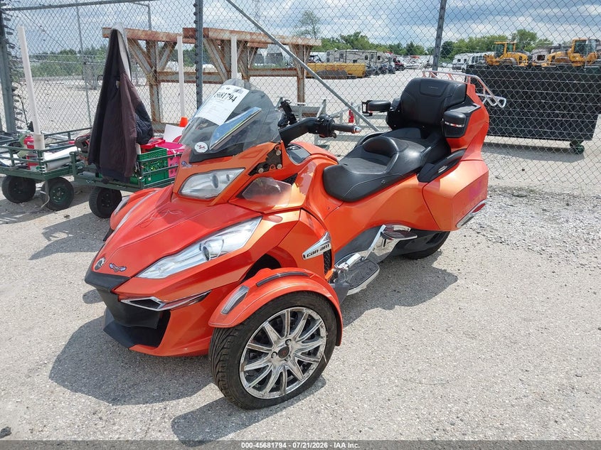 2015 Can-am/ brp Spyder VIN 2BXNBDD20FV005384 IAAI salvage auction — FRONT END, Wait Title, sold $2,850 on 2026-09-01 (photo 2)
